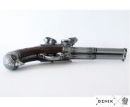 PISTOLET SKAŁKOWY TRZYLUFOWY Z ORŁEM 1306 - 5