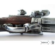 PISTOLET SKAŁKOWY TRZYLUFOWY Z ORŁEM 1306 - 6