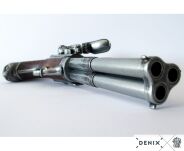 PISTOLET SKAŁKOWY TRZYLUFOWY Z ORŁEM 1306 - 8
