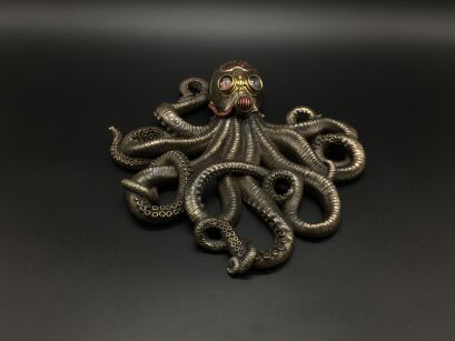 STEAMPUNK ZAWIESZKA OŚMIORNICA VERONESE  WU77396A4