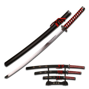 KIT Samurai Schwerter, RACK, gravierte Klinge (SW-68LBK4)