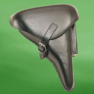 CZARNA KABURA PISTOLETY LUGER P-08 II WOJNA ŚWIATOWA (WS803147)