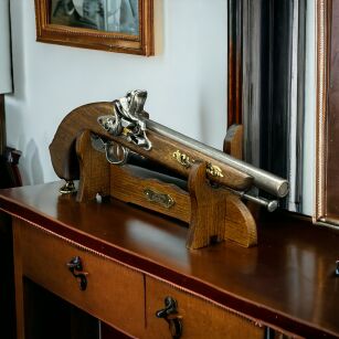 HISTORYCZNY BRYTYJSKI PISTOLET SKAŁKOWY (W131-E)