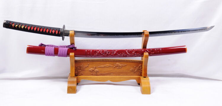 UNIKATOWY MIECZ SAMURAJSKI KATANA - STAL TAMAHAGANE R1043