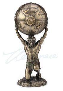 KLĘCZĄCY ATLAS Z GLOBEM VERONESE (WU77302A4)