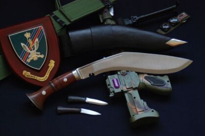 Historyczny nóż Gurkhów khukri I oraz II W.Ś. EKH-GAEI-04