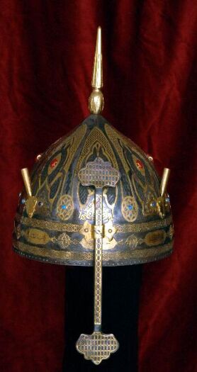 Eingelegte REPLIKA - Helm PERSIAN - REPLICA 1: 1 OK. XVIII Jahrhundert.
