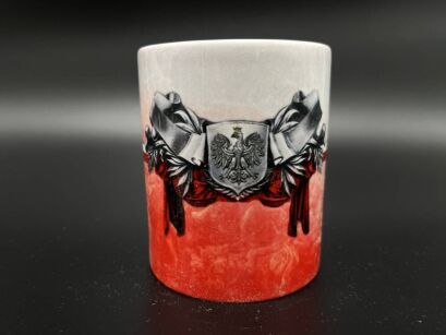 KUBEK PORCELANOWY GODŁO POLSKI KB016