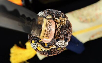 MIECZ SAMURAJSKI SANMAI KATANA DO TRENINGU, STAL WARSTWOWANA I WYSOKOWĘGLOWA 1095, R365