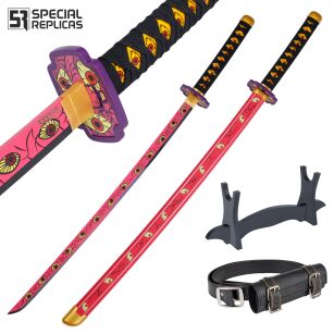Miecz Katana Demon Slayer Kokushibo's Kyokokukamusari Drewniany JT10001-A
