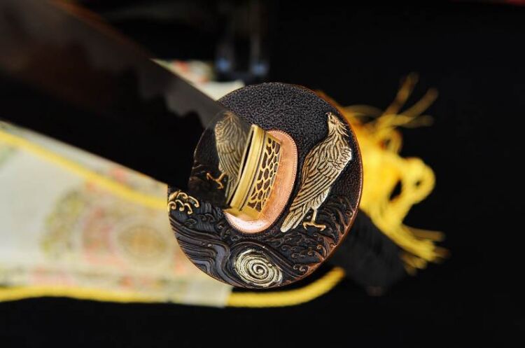 MIECZ SAMURAJSKI KATANA DO TRENINGU, STAL WYSOKOWĘGLOWA 1095, RĘCZNIE KUTA R719