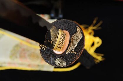 Samuraischwert KATANA, 1095 Hartstahl, handgeschmiedet R719