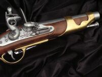 FRANZÖSISCHE SCHWARZE PULVERGEWEHR Kavallerie 1800, Steinschloss. (1011) - 3
