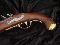 FRANZÖSISCHE SCHWARZE PULVERGEWEHR Kavallerie 1800, Steinschloss. (1011) - 4