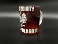 KUBEK PORCELANOWY JESTEM DUMNY Z BYCIA POLAKIEM KB005 - 2
