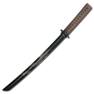 MIECZ WAKIZASHI SMOK BOKEN TRENINGOWY DREWNIANY 1808D