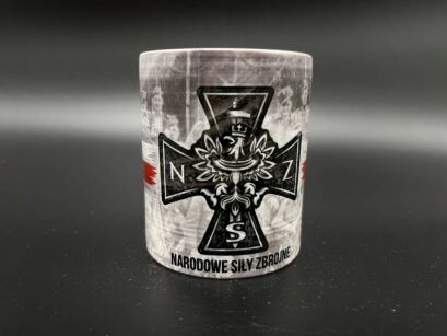 KUBEK PORCELANOWY NARODOWE SIŁY ZBROJNE KB023