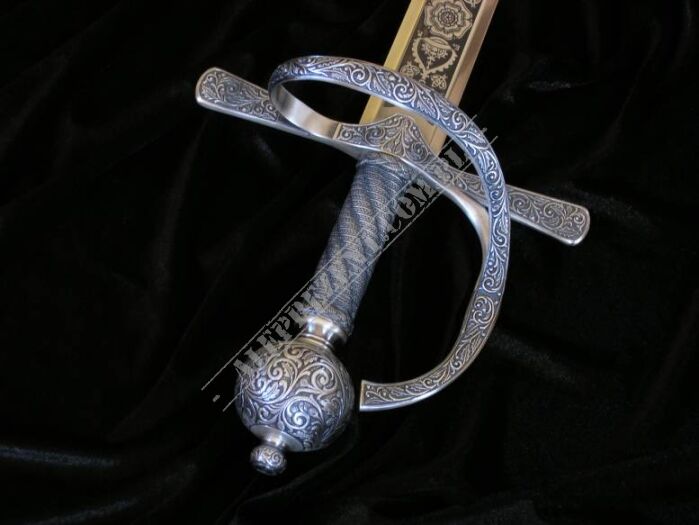 Reich verzierte Francis Drake Schwert aus dem sechzehnten Jahrhundert. (5100)