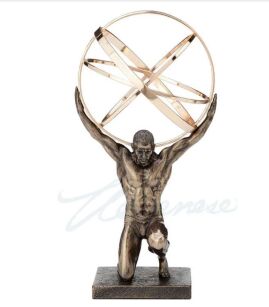 KLĘCZĄCY ATLAS Z GLOBEM VERONESE WU77585A1