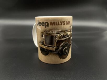 KUBEK PORCELANOWY JEEP WILLYS MB  KB002
