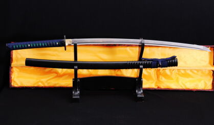 MIECZ SAMURAJSKI KATANA DO TRENINGU, STAL WARSTWOWANA DAMASCEŃSKA, R770