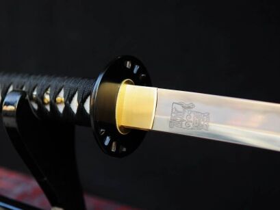 MIECZ SAMURAJSKI KATANA SHIHOZUME DO TRENINGU, STAL WYSOKOWĘGLOWA 1095 WARSTWOWANA, HARTOWANA GLINKĄ, KILL BILL R711
