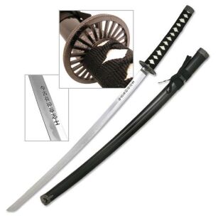 Ehre Katana Schwert - Echt Samurai Schwert aus Stahl mit Einer Lackiert Scheide zur Dekoration- Samurai Schwerter Geeignet als Anime Deko - Japanisches Sword - Katana Schwerter - SW-68B