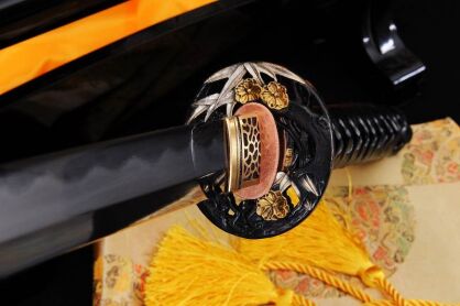 MIECZ SAMURAJSKI KATANA SHIHOZUME DO TRENINGU, STAL WYSOKOWĘGLOWA 1095 WARSTWOWANA, HARTOWANA GLINKĄ, R807