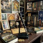 Mini Miecz Ranger Inspirowany Lord Of The Rings Nożyk Do listów plus Stojak i pudełko prezentowe KW1122 - 4