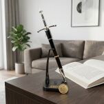Mini Miecz Ranger Inspirowany Lord Of The Rings Nożyk Do listów plus Stojak i pudełko prezentowe KW1122 - 7