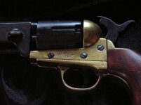 Percussion AMERIKANISCHER HISTORISCHER COLT 1851 MARINE-REVOLVER. - Replik Pistole - 4