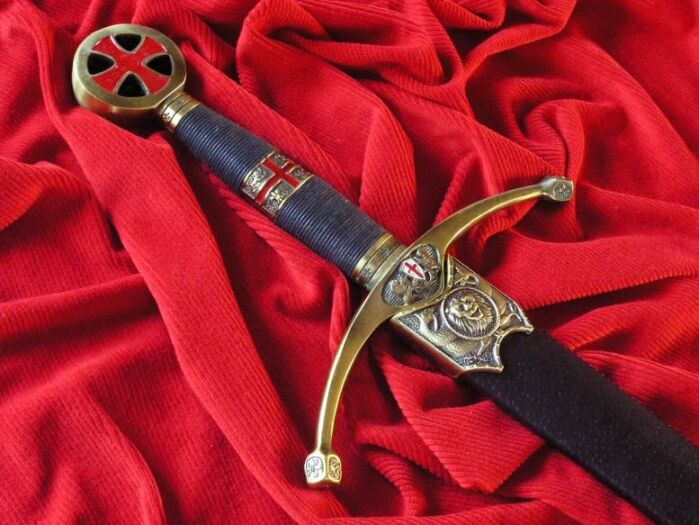 RITTER TEMPLAR SWORD mit Scheide (3110 / V)