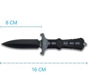 NÓŻ na szyję MTech USA OSTRZE STAŁE MT-20-14GY Z ŁAŃCUSZKIEM - 2