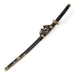 Tachi Katana Einmalig Schwert Scharf Echt Zum Training Metall Stahl 1045 Samurai 100% Handarbeit nur für Erwachsene - 18 Jahre erforderlich DS092BK - 11