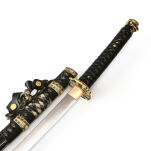 Tachi Katana Einmalig Schwert Scharf Echt Zum Training Metall Stahl 1045 Samurai 100% Handarbeit nur für Erwachsene - 18 Jahre erforderlich DS092BK - 6