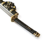 Tachi Katana Einmalig Schwert Scharf Echt Zum Training Metall Stahl 1045 Samurai 100% Handarbeit nur für Erwachsene - 18 Jahre erforderlich DS092BK - 13
