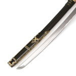 Tachi Katana Einmalig Schwert Scharf Echt Zum Training Metall Stahl 1045 Samurai 100% Handarbeit nur für Erwachsene - 18 Jahre erforderlich DS092BK - 16