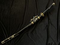 Tachi Katana Einmalig Schwert Scharf Echt Zum Training Metall Stahl 1045 Samurai 100% Handarbeit nur für Erwachsene - 18 Jahre erforderlich DS092BK - 10
