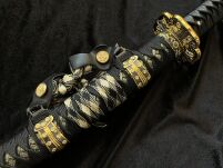 Tachi Katana Einmalig Schwert Scharf Echt Zum Training Metall Stahl 1045 Samurai 100% Handarbeit nur für Erwachsene - 18 Jahre erforderlich DS092BK - 15