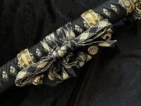 Tachi Katana Einmalig Schwert Scharf Echt Zum Training Metall Stahl 1045 Samurai 100% Handarbeit nur für Erwachsene - 18 Jahre erforderlich DS092BK - 17