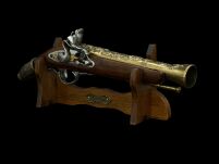 BOGATO ZDOBIONY NIEMIECKI PISTOLET SKAŁKOWY (W145) - 4