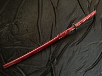 Selten Katana Schwert Gravierte Klinge Scharf Echt Zum Training Metall Stahl 1045 Samurai 100% Handarbeit nur für Erwachsene - 18 Jahre erforderlich DS044 - 9