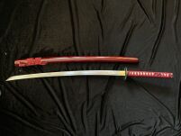 Selten Katana Schwert Gravierte Klinge Scharf Echt Zum Training Metall Stahl 1045 Samurai 100% Handarbeit nur für Erwachsene - 18 Jahre erforderlich DS044 - 10