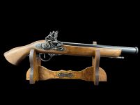 Włoski Pistolet Skałkowy - Okładziny Drewniane  AG312.01 - 3