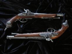 Neugierige KIT GUNS Percussion Duell mit 1825. (2-1013-G)