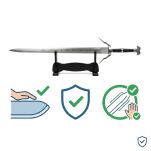 Miecz Geralta - Bambusowe Ostrze inspirowany Wiedźmin The Witcher z Pochwą 122 cm JT10643 - 15
