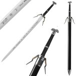 Miecz Geralta - Bambusowe Ostrze inspirowany Wiedźmin The Witcher z Pochwą 122 cm JT10643 - 26