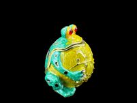 SIEDZĄCA ŻABA SZKATUŁKA Faberge P23089C - 3