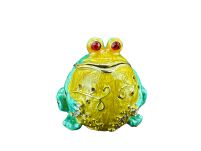 SIEDZĄCA ŻABA SZKATUŁKA Faberge P23089C - 8