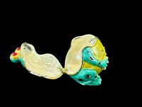 SIEDZĄCA ŻABA SZKATUŁKA Faberge P23089C - 7